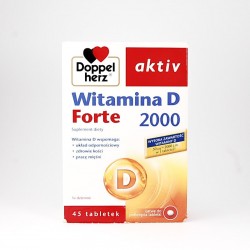 Doppelherz aktiv Witamina D forte 2000, 45 tabletek