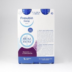 Fresubin Energy Drink o smaku czarnej porzeczki, 4 butelki po 200 ml