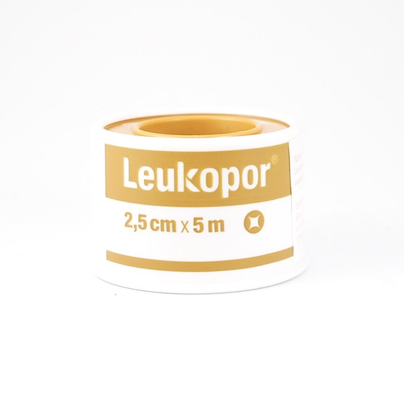 Leukoplast 2,5 cm x 5 m plaster przylepiec, 1 sztuka 