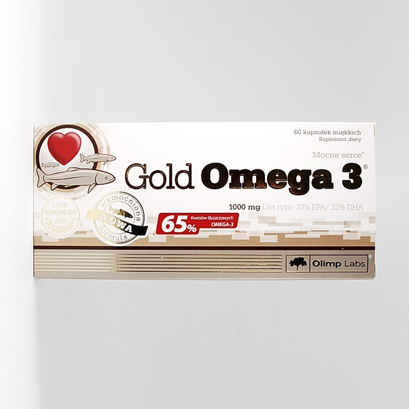Olimp Gold Omega 3 1000 mg, 60 kapsułek 