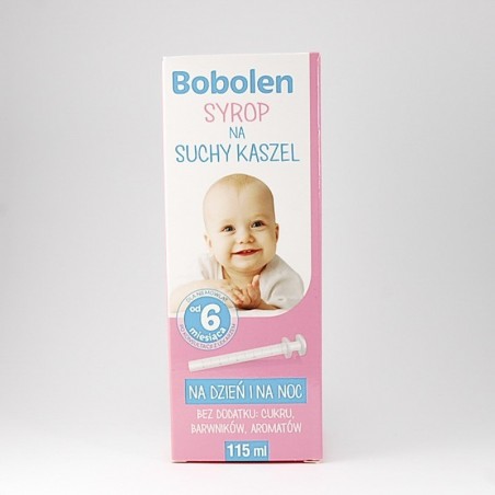  Bobolen syrop na suchy kaszel od 6 miesiąca, 115 ml 