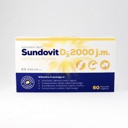 Sundovit D3 2000 j.m., 60 kapsułek