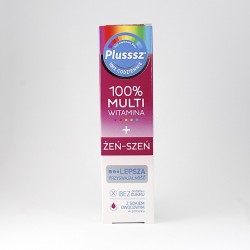 Plusssz 100% multiwitamina + żeń-szeń, 20 tabletek musujących