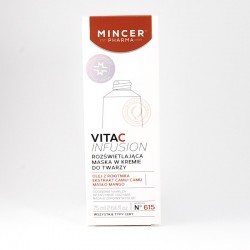 Mincer Pharma Vita C Infusion rozświetlająca maska w kremie do twarzy, 75 ml