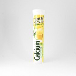Calcium + vit C o smaku cytrynowym 20 tabletek