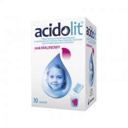 Acidolit o smaku malinowym 10 saszetek