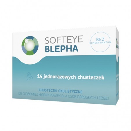 Softeye Blepha 14 chusteczek okulistycznych
