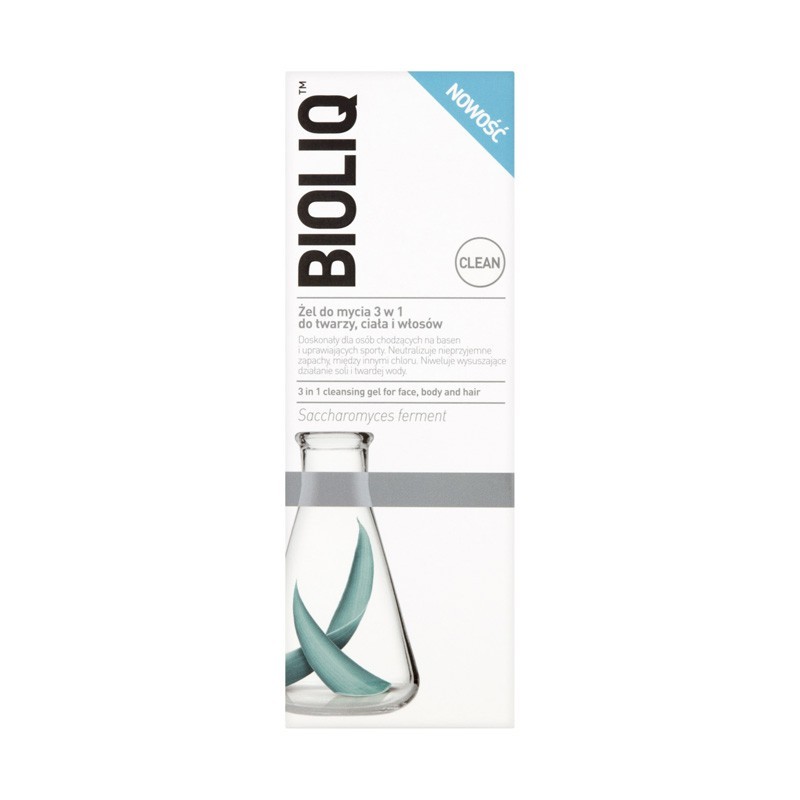 Bioliq Clean Żel do mycia 3w1 do twarzy, ciała i włosów 180 ml 