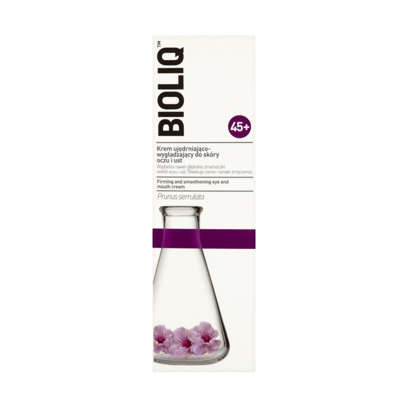 Bioliq 45+ Krem ujędrniająco-wygładzający okolice oczu i ust 15 ml 