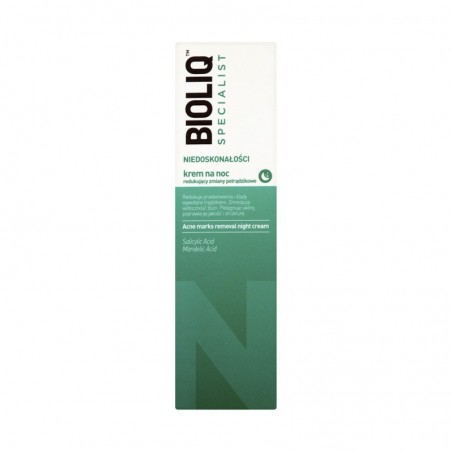  Bioliq Specialist Krem na noc redukujący zmiany potrądzikowe 30 ml 