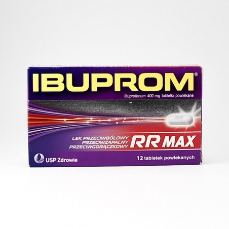  Ibuprom RR 400 mg, 12 tabletek 