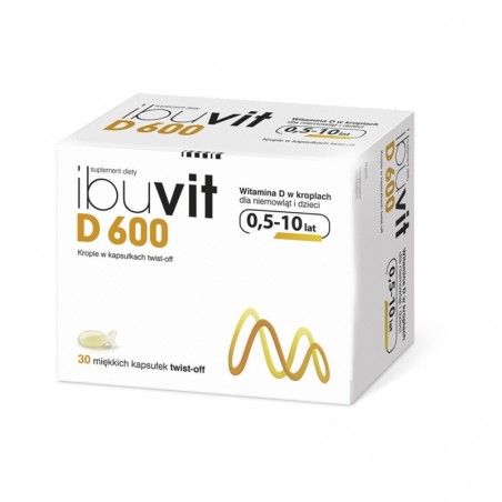 Ibuvit D 600, 30 kapsułek twist-off