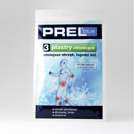  Plaster chłodzący Prel Blue 3 sztuki 