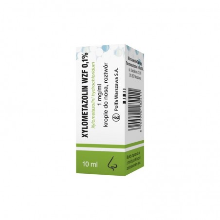  Xylometazolin WZF 0,1% krople do nosa 10 ml 