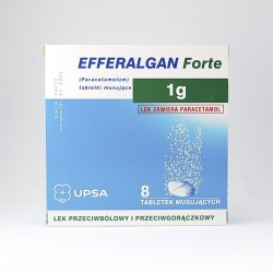Efferalgan Forte 1 g, 8 tabletek musujących