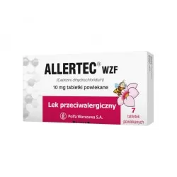 Allertec WZF 10 mg, 7 tabletek