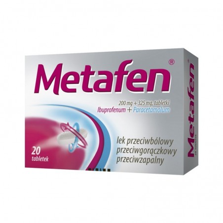 Metafen (200 mg + 325 mg), 20 tabletek 