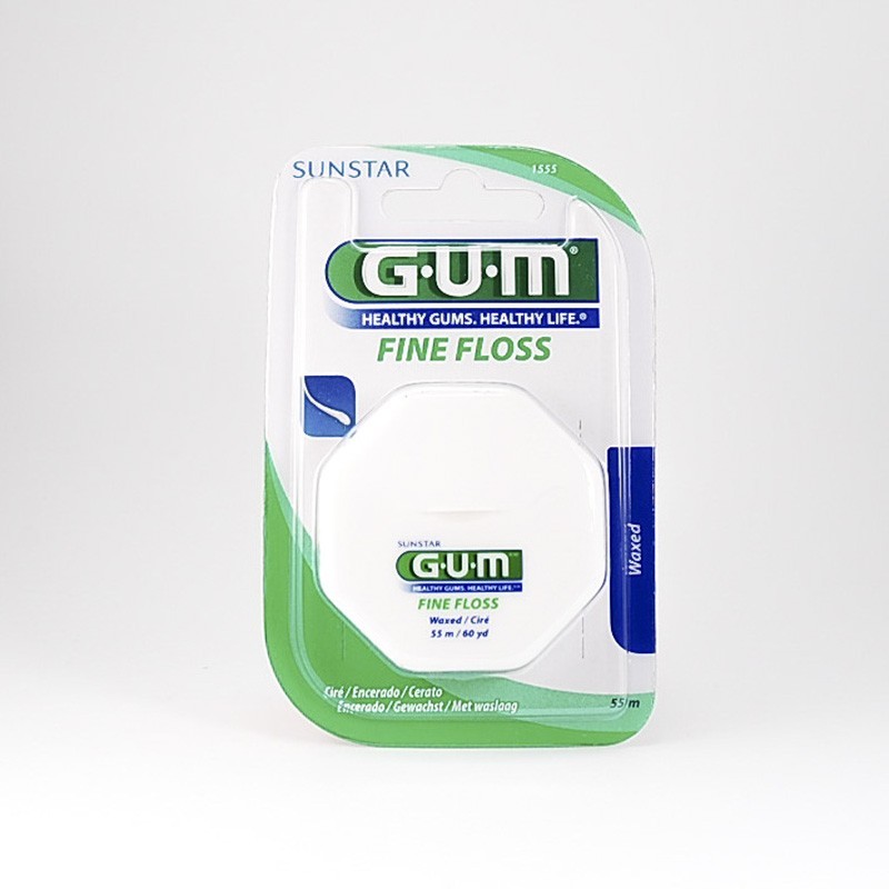 Sunstar GUM fine-floss nic dentystyczna cienka woskowana 55m 