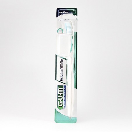  Sunstar GUM original white szczoteczka do zębów średnia, 1 sztuka 