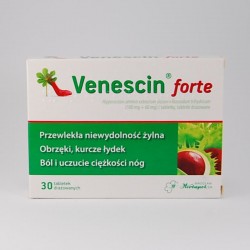 Venescin Forte 100 mg + 60 mg, 30 tabletek