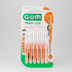 Sunstar GUM trav-ler szczoteczka międzyzębowa 0,9 mm, 6 sztuk