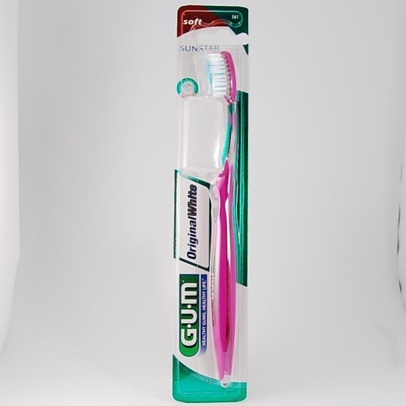 Sunstar GUM original white szczoteczka do zębów miękka, 1 sztuka 