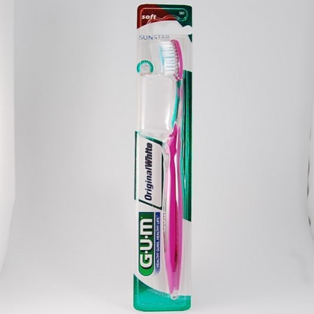  Sunstar GUM original white szczoteczka do zębów miękka, 1 sztuka 