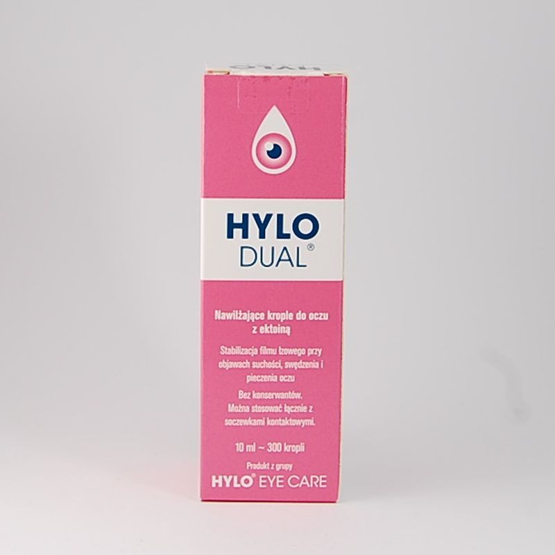 Hylo-Dual nawilżające krople do oczu z ektoiną 10 ml 