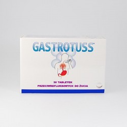 Gastrotuss Tabletki przeciwrefluksowe do żucia, 30 sztuk