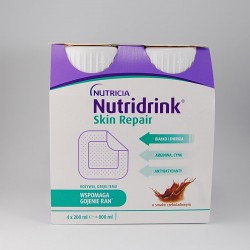 Nutridrink Skin Repair o smaku czekoladowym, 4x200 ml