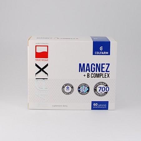  Magnez + B complex, 60 tabletek 