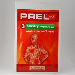 Prel Red plaster rozgrzewający na skórę, 3 sztuki