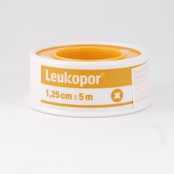 Leukoplast 1,25 cm x 5 m, plaster przylepiec, 1 sztuka