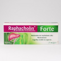 Raphacholin Forte 250 mg/tabletka, 10 tabletek