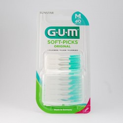 Sunstar GUM soft-picks ORIGINAL MEDIUM czyściki międzyzębowe średnie, 40 sztuk