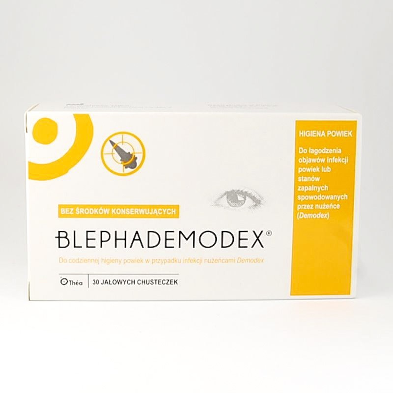Blephademodex chusteczki 30 sztuk 