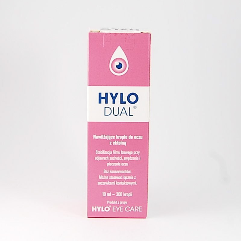 Hylo-Dual nawilżające krople do oczu z ektoiną 10 ml 