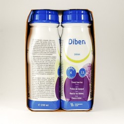 Diben Drink o smaku owoców leśnych, 4 butelki po 200 ml