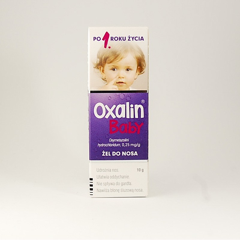 Oxalin Baby 0,025% żel do nosa 10 g 