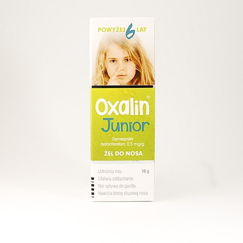 Oxalin Junior żel do nosa 0,5 mg/g, 10g 