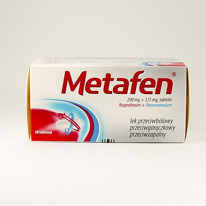 Metafen 200 mg + 325 mg, 50 tabletek 