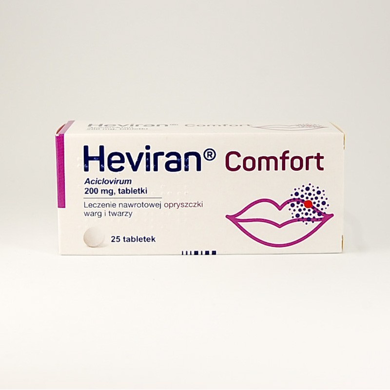 Heviran Comfort 200 mg, 25 tabletek 