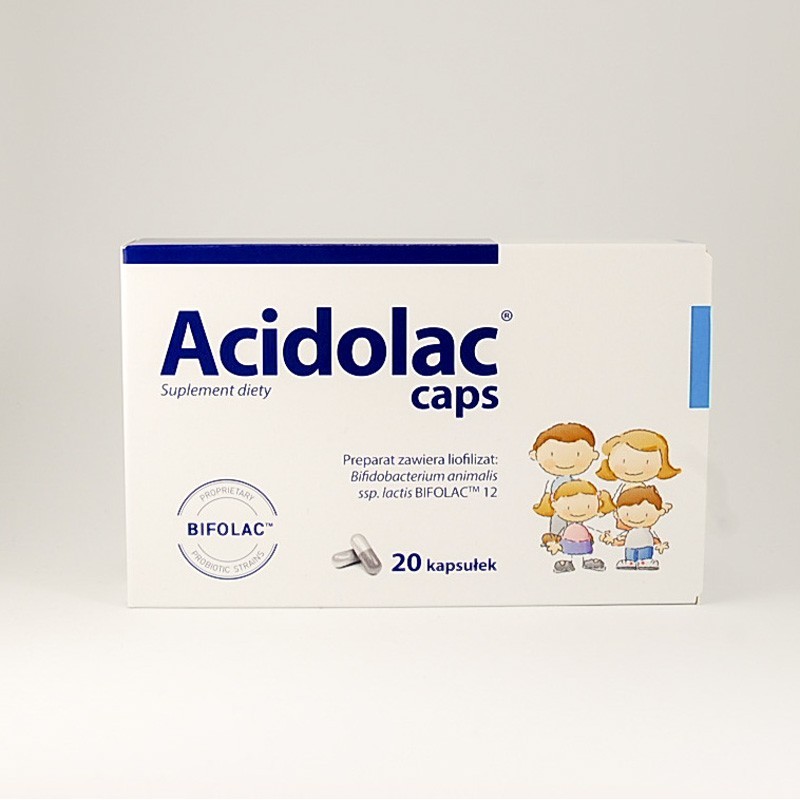 Acidolac 20 kapsułek 