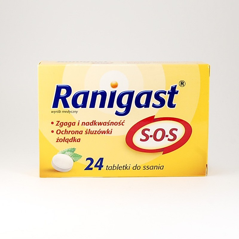Ranigast SOS 24 tabletki do ssania 