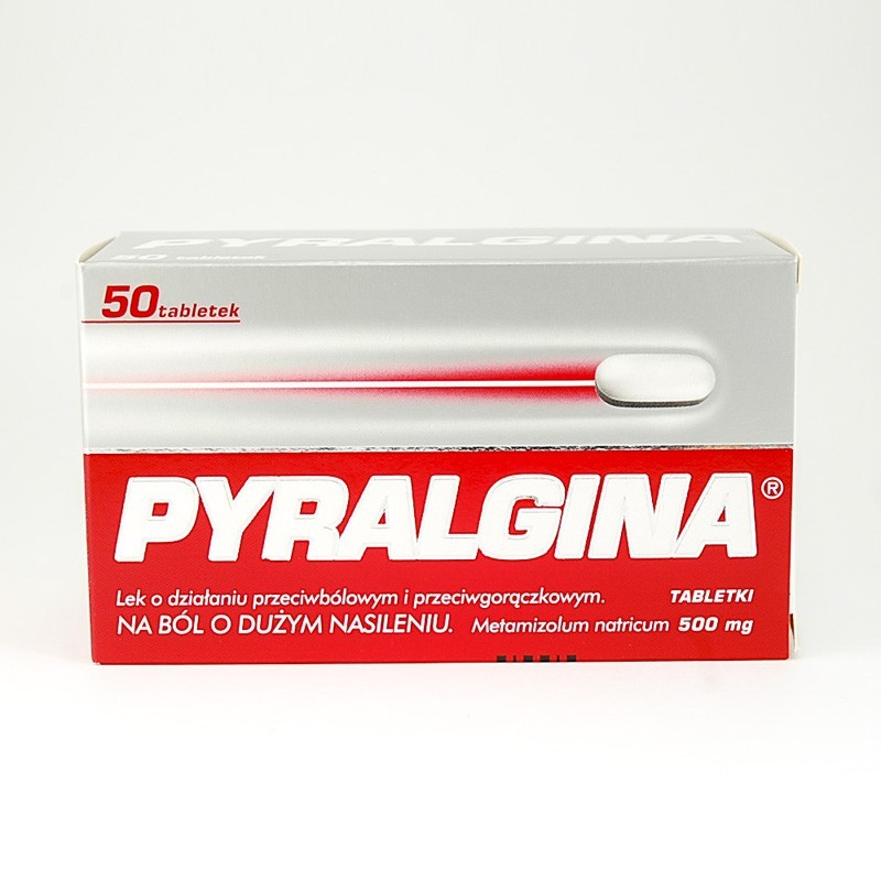 Pyralgina 500 mg, 50 tabletek 