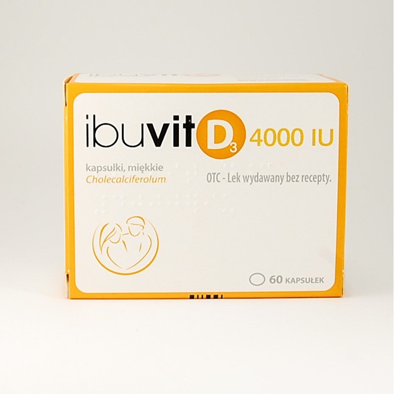 Ibuvit D3 4000 IU, 60 kapsułek 