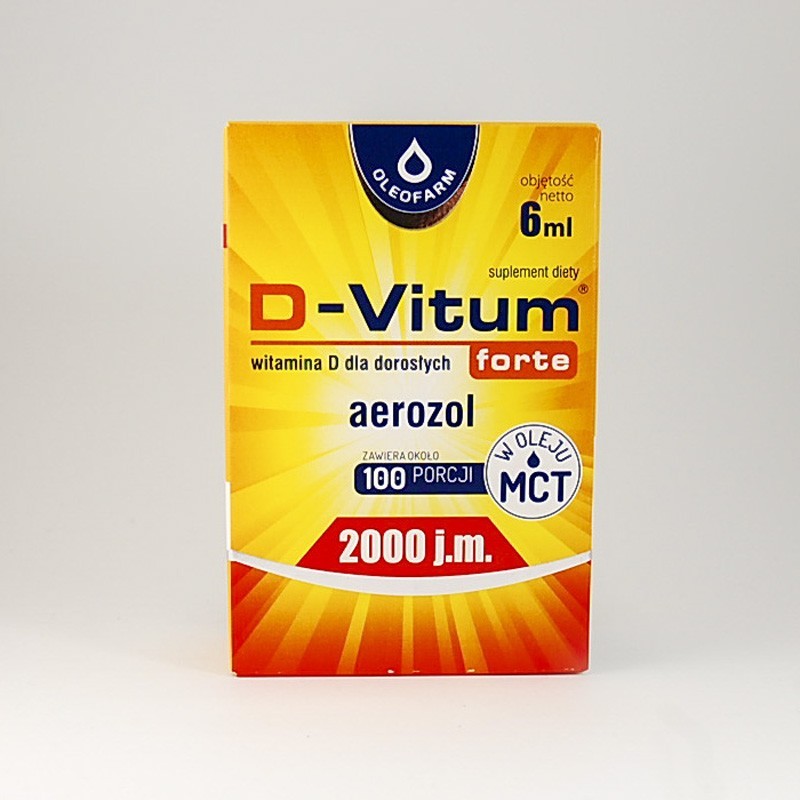 D-Vitum Forte aerozol 2000 j.m., 6 ml 