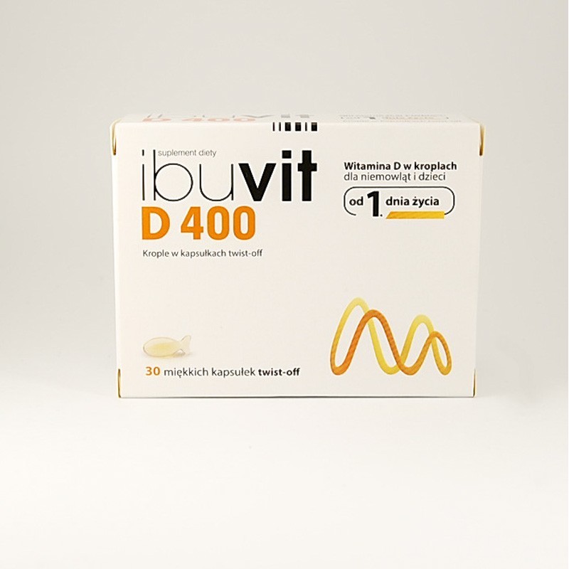 Ibuvit D 400, 30 kapsułek twist-off 