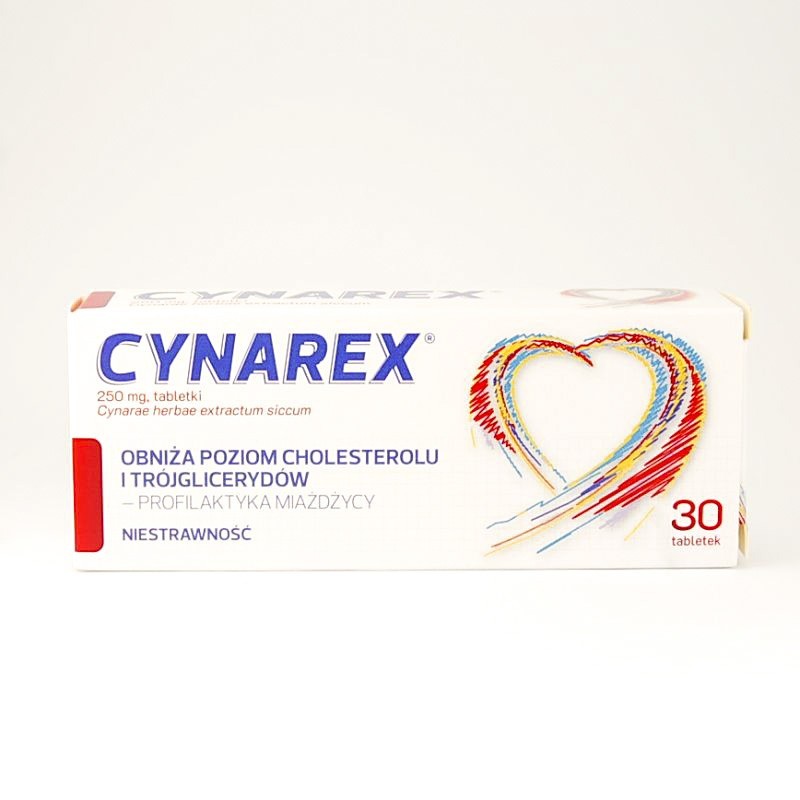 Cynarex 250 mg, 30 tabletek 