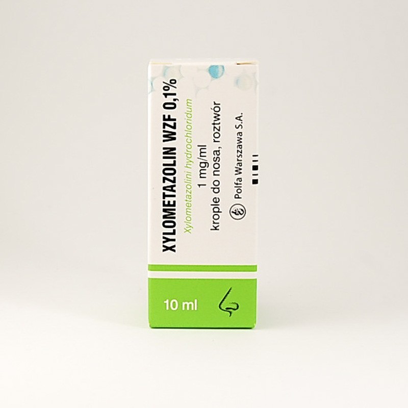 Xylometazolin WZF 0,1% krople do nosa 10 ml 